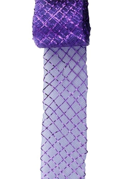 Geschenkband purpur/lila, 4cm 28m